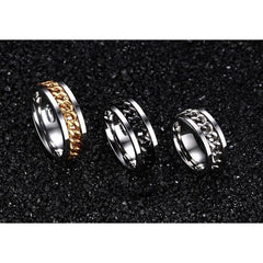 Unisex glowing spinning ring - Zowpi