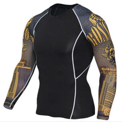 Compression Shirts Long Sleeve Tshirt for Men - Zowpi