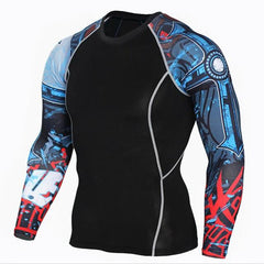 Compression Shirts Long Sleeve Tshirt for Men - Zowpi
