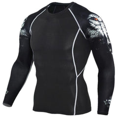 Compression Shirts Long Sleeve Tshirt for Men - Zowpi