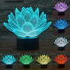Color changing touch lotus 3D - Zowpi