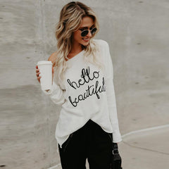 Long sleeve shoulder off T-Shirt - Zowpi