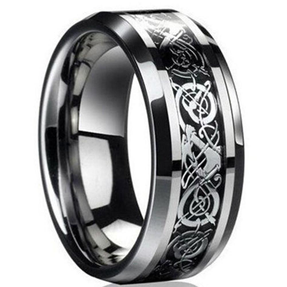 Dragon steel Ring for men & women - Zowpi