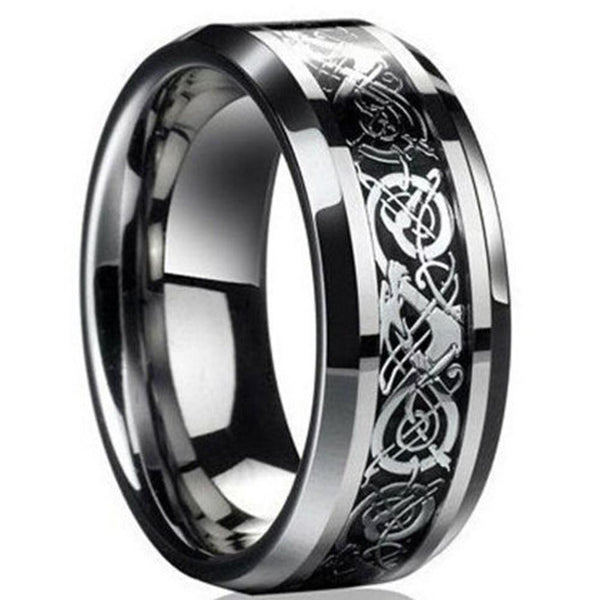Dragon steel Ring for men & women - Zowpi
