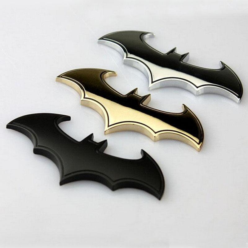 Bat 3D chrome metal motorcycle car logo - Zowpi