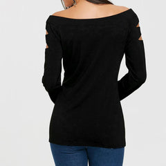 Ladies off shoulder shirt - Zowpi