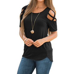 Short sleeve strappy T-Shirt - Zowpi